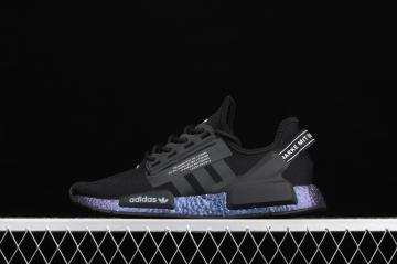 Adidas NMD Boost R1 V2 Black Speckled Core Black Supplier Colour Cloud White GX5164