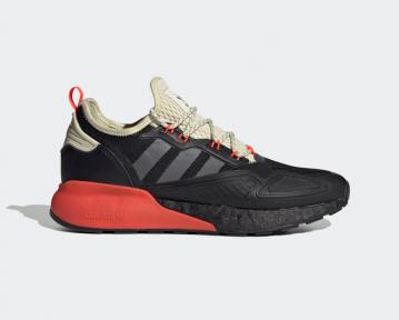 Adidas ZX 2K Boost Core Black Grey Five Solar Red FV9999