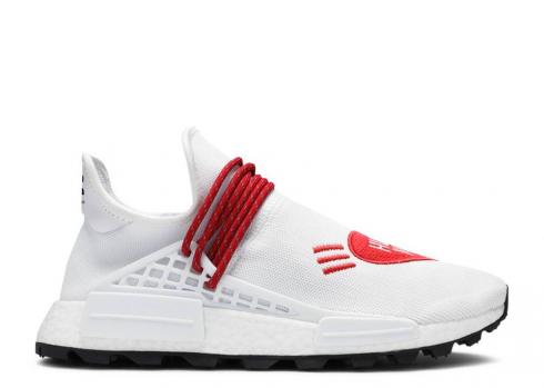 Adidas Human Made X Pharrell Nmd Hu Love Scarlet White Black Cloud Core EF7223