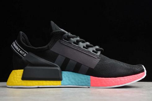 Adidas NMD R1 Boost V2 Tokyo Black Yellow White FY1182