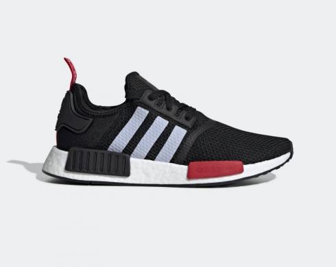 Adidas NMD R1 Core Black Cloud White Power Red EG2697