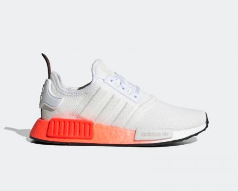 Adidas NMD R1 J Fading Glitch White Solar Red Core Black EE5860