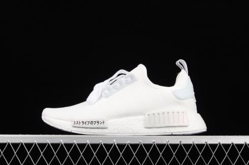 Adidas NMD R1 J Japanese Side Print Cloud White Core Black H01927