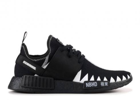 Adidas Neighborhood X Nmd r1 Primeknit White Black DA8835