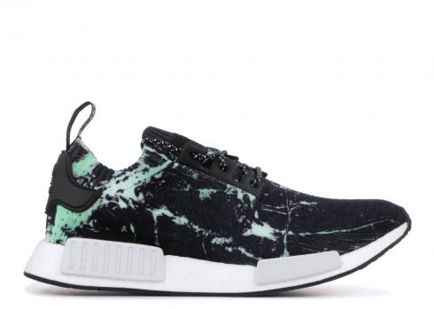 Adidas Nmd r1 Primeknit Mint Marble Green White Black BB7996