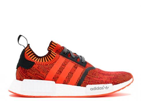 Adidas Nmd r1 Primeknit Red Apple Bright Black White BY1905