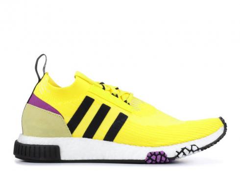 Adidas Nmd racer Pk Lakers Core Purple Shock Yellow Black Solar B37641
