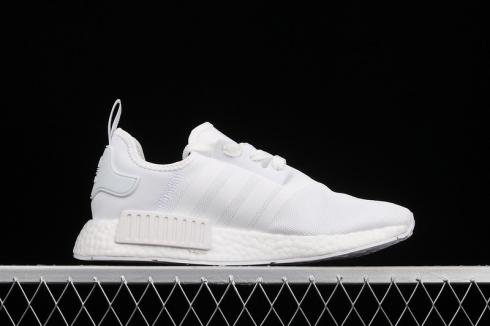 Adidas Originals NMD R1 Cloud White Grey Shoes FV9384