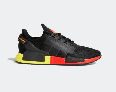 Adidas Originals NMD R1 V2 Munich Core Black Carbon Red FY1161