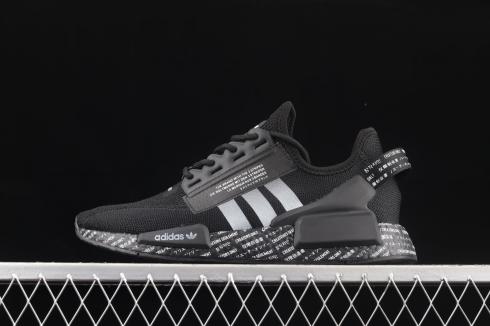 Adidas Originals NMD R1 V2 Script Black Core Black Cloud White GX1120