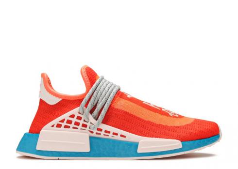 Adidas Pharrell X Nmd Human Race Extra Eye Bold Orange Pink Tint Aqua H67401