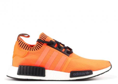 Adidas Size X Nmd r1 Primeknit Orange Noise Black AC8171