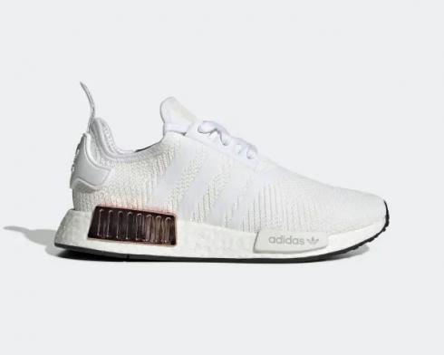 Adidas Wmns NMD R1 Metallic Plugs Cloud White Black EE5173