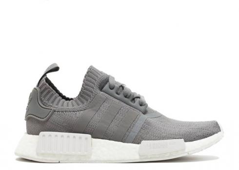 Adidas Wmns Nmd r1 Primeknit France White Grey Footwear Three BY8762