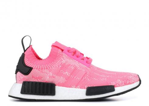 Adidas Wmns Nmd r1 Primeknit Solar Pink Core Black AQ1104