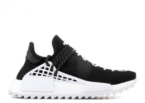 Adidas Pharrell X Chanel Nmd Human Race Trail Core Running Black White D97921