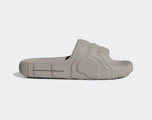 Adidas Adilette 22 Slides Light Brown Core Black HQ4670