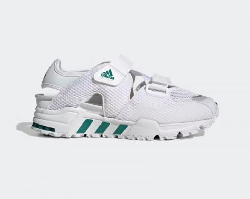 Adidas Originals EQT93 Sandal Cloud White Green GZ7199