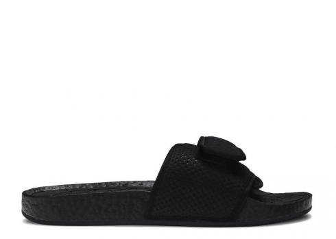 Adidas Pharrell X Boost Slides Triple Black Core FX8056