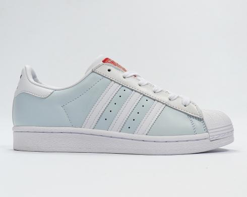 Adidas Originals Superstar Blue Red White Shoes FV5252