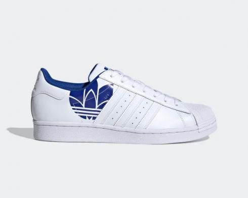 Adidas Originals Superstar Cloud White Core Black Royal Blue FY2826