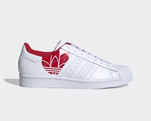 Adidas Originals Superstar Cloud White Core Black Scarlet FY2828