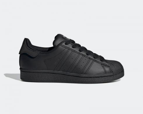 Adidas Originals Superstar Core Black Cloud White Kids Shoes FV3702