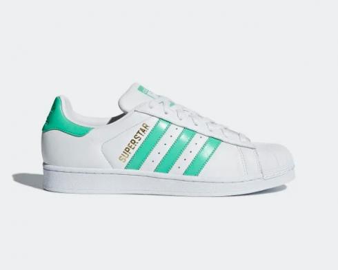 Adidas Originals Superstar Hi-Res Green Cloud White Gold Metallic B41995