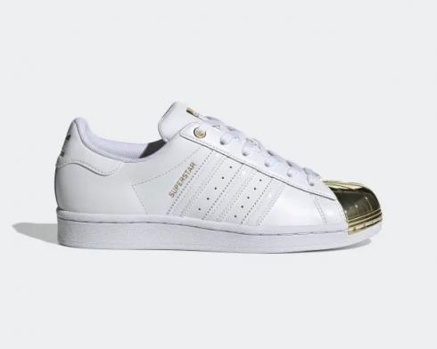 Adidas Originals Superstar Metal Toe Cloud White Gold Metallic FV3311