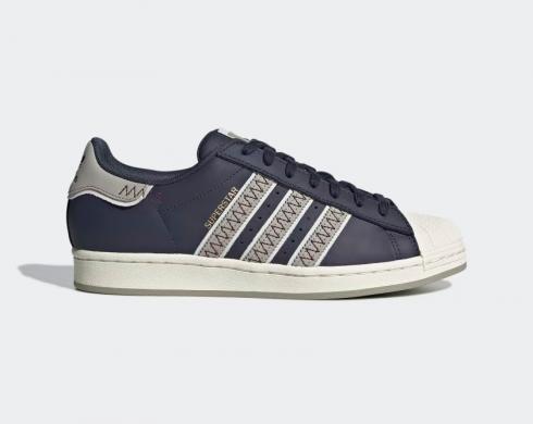 Adidas Originals Superstar Shadow Navy Sesame Off White GX2166