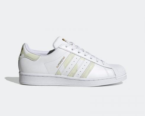 Adidas Superstar Camo Stripe Cloud White Core Black Gold Metallic FX9088