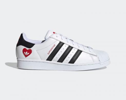 Adidas Superstar Cloud White Core Black Scarlet FZ1807