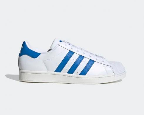 Adidas Superstar Off White Blue Bird Shoes FW4406