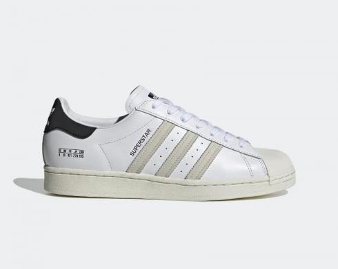 Adidas Superstar Size Tag Cloud White Core Black FV2808
