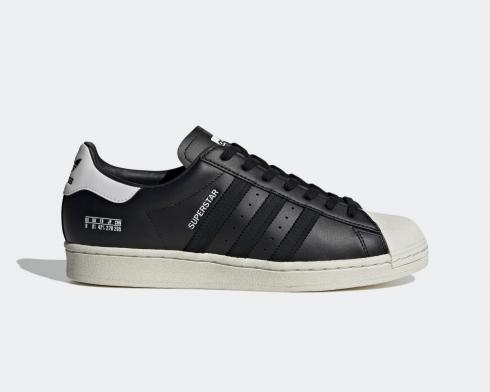 Adidas Superstar Size Tag Core Black Off White FV2809