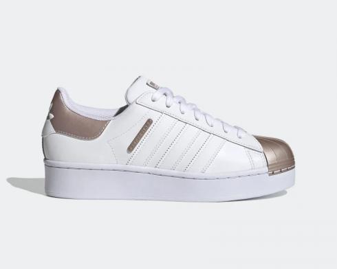 Adidas Wmns Originals Superstar Bold MT Cloud White Copper Metallic G58918