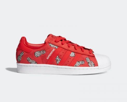 Adidas Wmns Originals Superstar White Red B28040