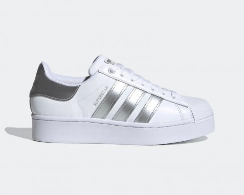 Adidas Wmns Superstar Bold Cloud White Silver Metallic FX4274