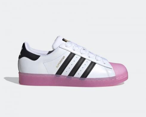 Adidas Wmns Superstar Rubber Shelltoe Shock Purple White Black FW3554
