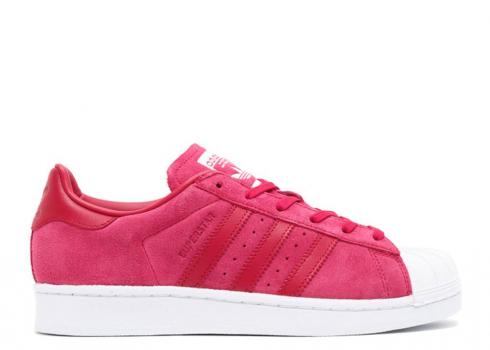 Adidas Womens Superstar Pink University White Footwear S76156