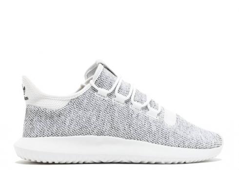 Adidas Tubular Shadow Knit White Core Black Footwear BB8941