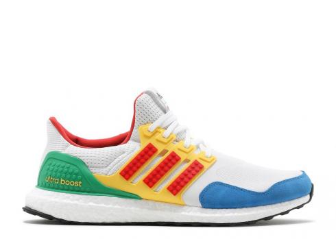 Adidas Lego X Ultraboost Dna Multicolor Blue White Shock Red Cloud FZ3983