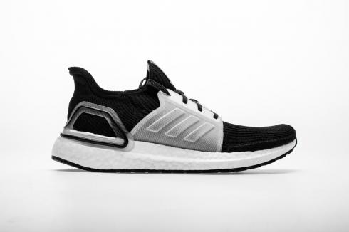 Adidas UltraBoost 19 Core Black Cloud White Grey Shoes B37702