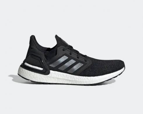 Adidas UltraBoost 20 Core Black Night Metallic White EF1043