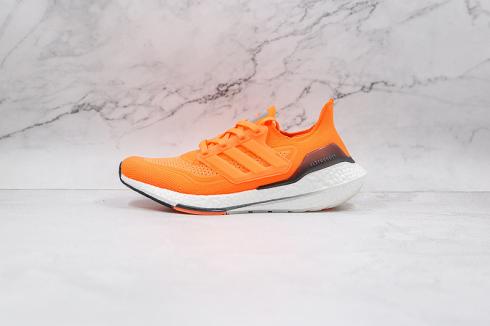 Adidas Ultra Boost 21 Screaming Orange Cloud White Blue Oxide FZ1920