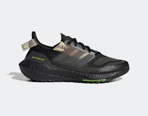 Adidas Ultra Boost 22 Cold.Rdy Core Black Solar Yellow GX8028