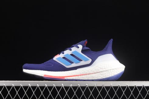 Adidas Ultra Boost 22 Consortium Purple Cloud White Red GX3061