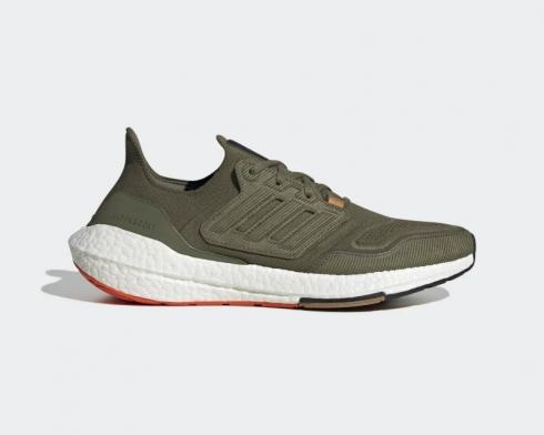 Adidas Ultra Boost 22 Focus Olive Semi Impact Orange GX9167