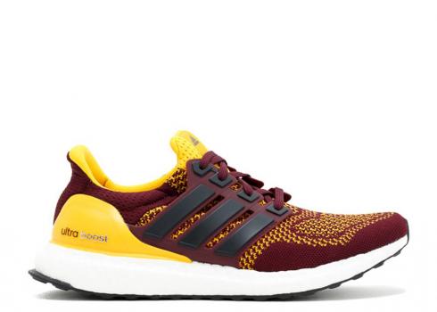 Adidas Ultraboost 1.0 Arizona State Sun Devils Gold Maroon AQ7848