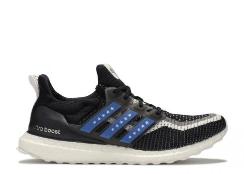Adidas Ultraboost 2.0 Stars And Stripes Blue Core Black Scarlet EG8100